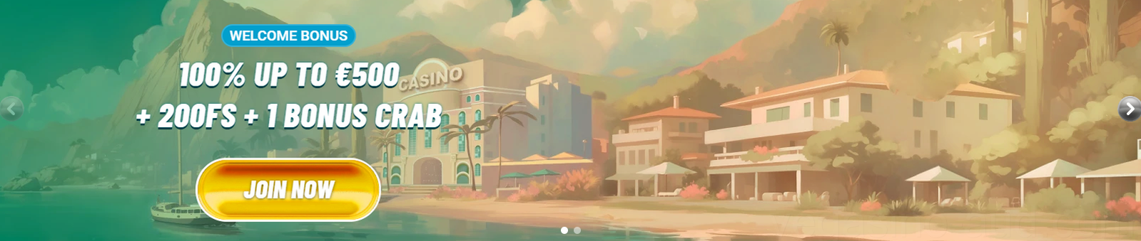 Vegasino Casino Welcome Bonus