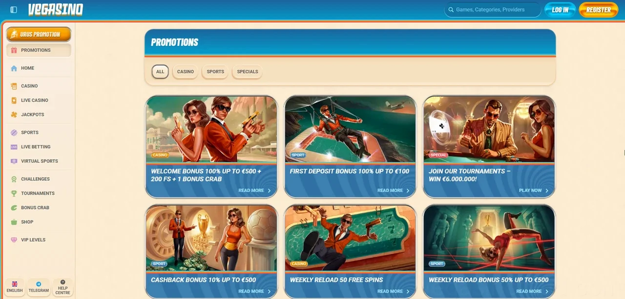 Vegasino Casino Casino
